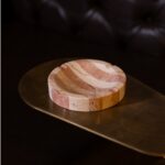 Pembe Çizgili Modern Mermer Kül Tablası