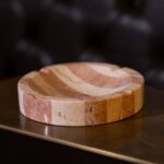 Pembe Çizgili Modern Mermer Kül Tablası